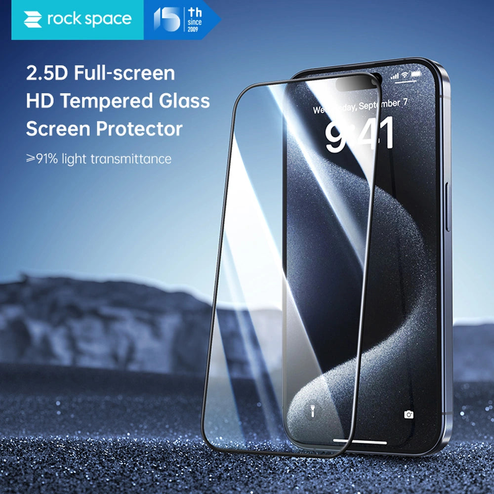 Transparent Full-Screen HD Tempered Glass Screen Protector