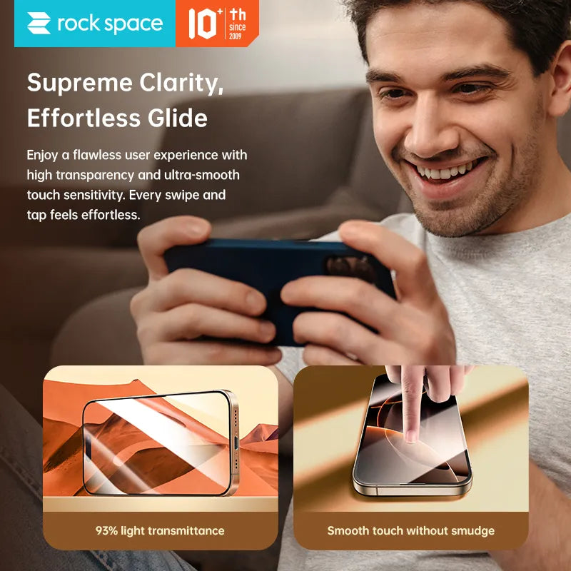 Transparent Full-Screen HD Tempered Glass Screen Protector